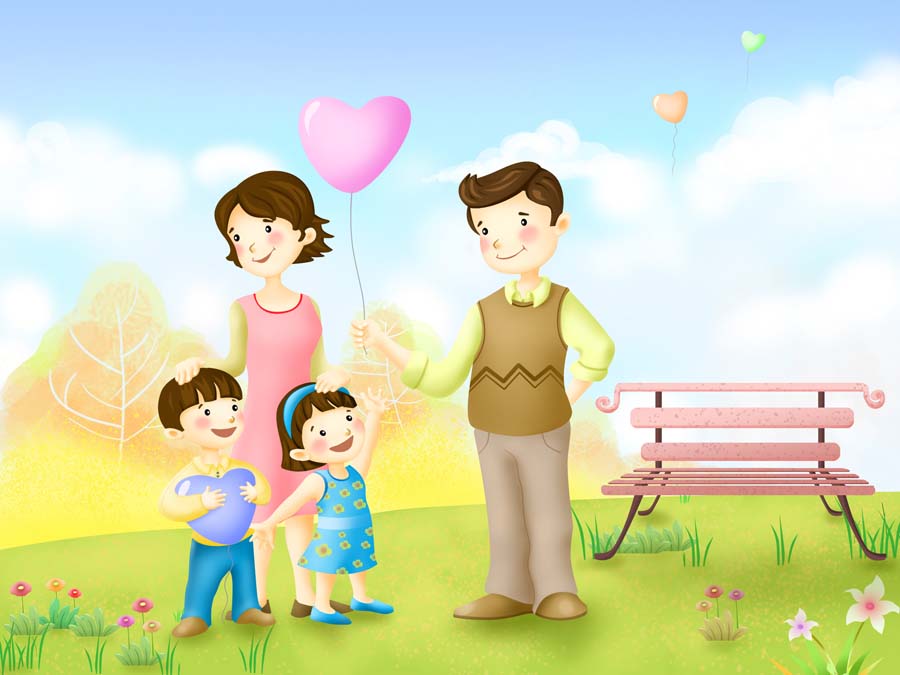Bst 1001 hình ảnh gia đình hạnh phúc hoạt hình chibi đẹp nhất